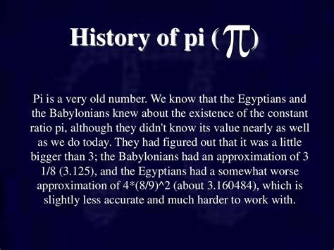 What is the Origin of Pi (π)?
